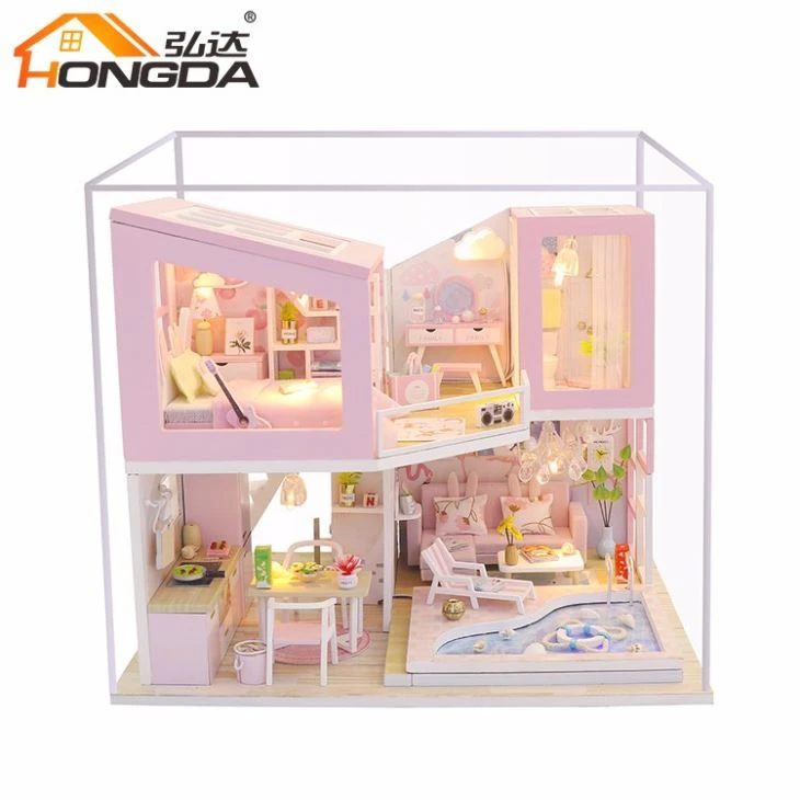 Children Wooden Toys Doll House