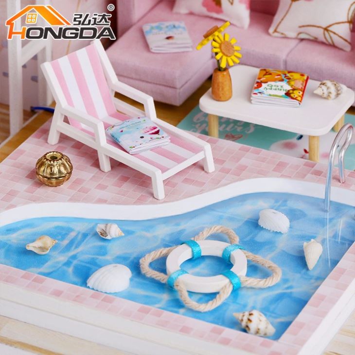 Children Wooden Toys Doll House
