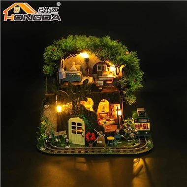 Sada 3D puzzle miniaturní domeček pro panenky