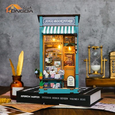 Miniature Soul Bookstore Book Nook