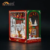 Sada PC2417 Book Diy Nook Kit se světlem